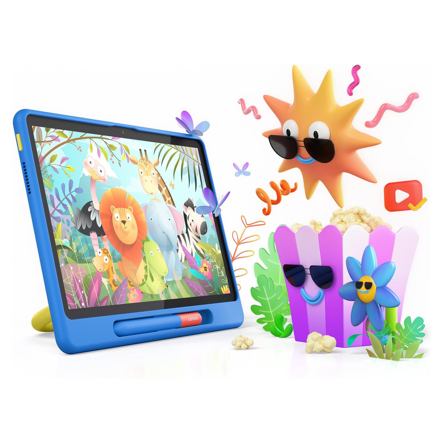 Tablet Lenovo Tab TB311FU / 10.1" / 4GB / 128GB / Wi-Fi - Gri/Kids Bumper Blu - 17