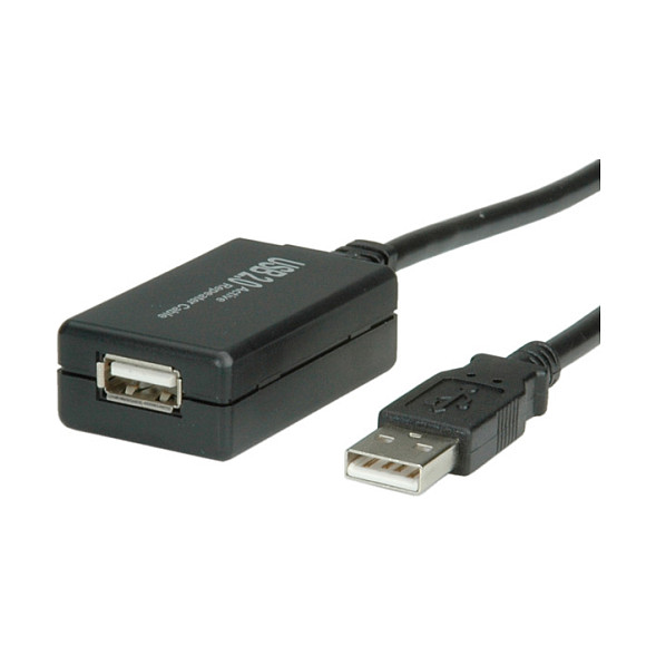 VALUE USB 2.0 Verlngerung aktiv mit Repeater schwarz 12m - 2