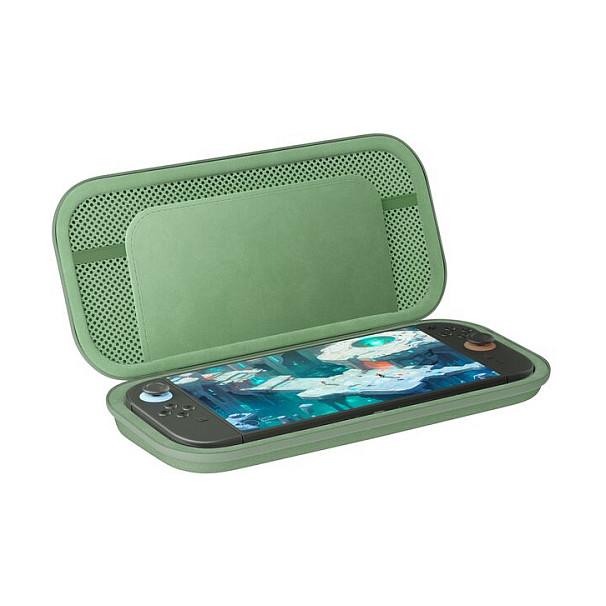Case për Konsolë Gaming Belkin, Nintendo Switch 2, Rezistent ndaj Ujit dhe Goditjeve, Xhep për Kartela Lojërash, Mbajtëse për AirTag – Gjelbër - 3