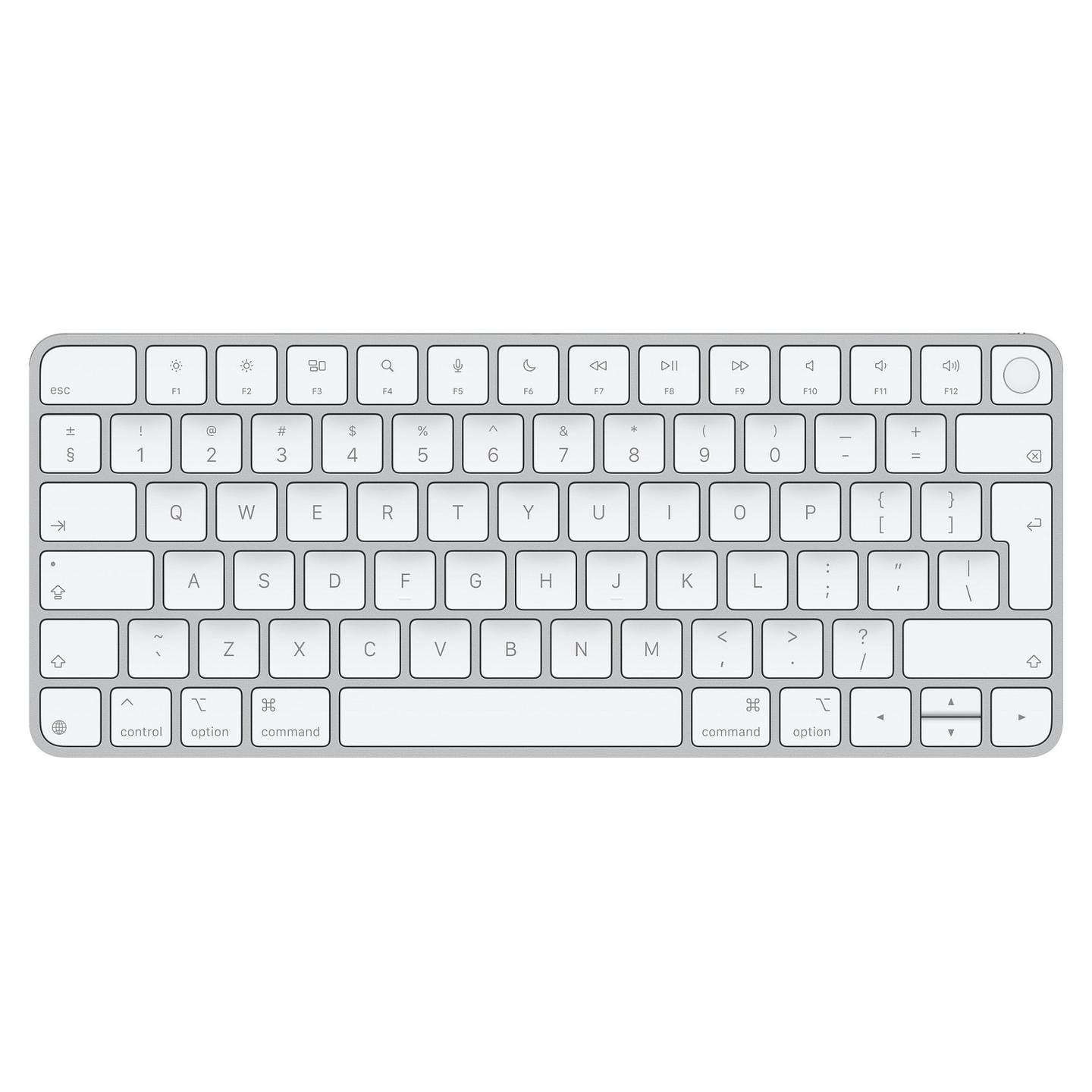Tastiere pa kabllo Apple Magic me Touch ID – Argjend/Bardhë - 1