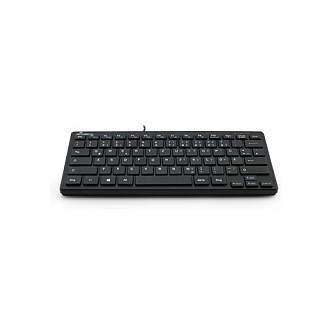 Tastierë me kabllo MediaRange MROS112 / QWERTZ / 78 Taste / USB / Mini - Zezë