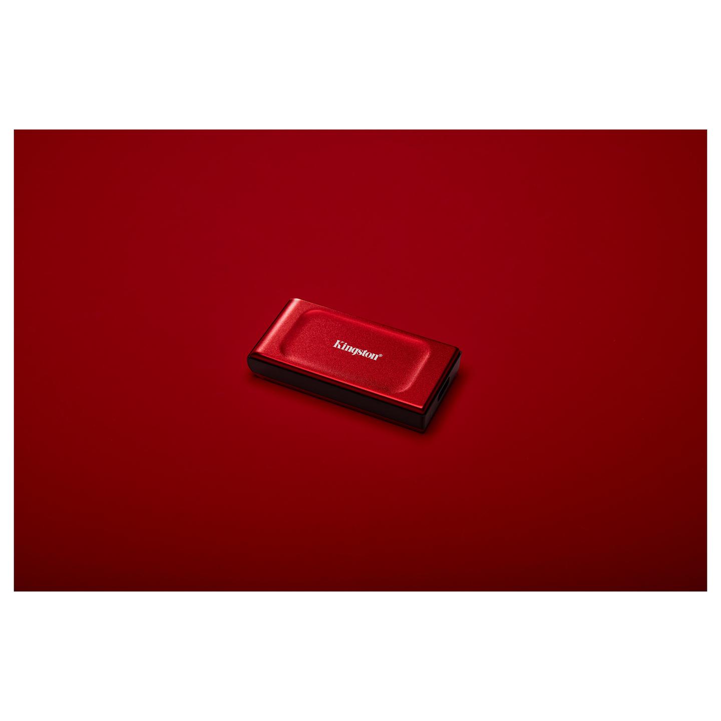 SSD e Jashtme Kingston XS1000 SXS1000R/1000G / 1TB / USB 3.2 Gen 2 / 1050MB/s Read / 1000MB/s Write – Kuqe - 7