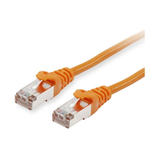 Kabllo për rrjet / Equip Patch Cable Cat6A S/FTP / 2xRJ45 / 0.15m / LSZH / Polybag – Portokalli - 1
