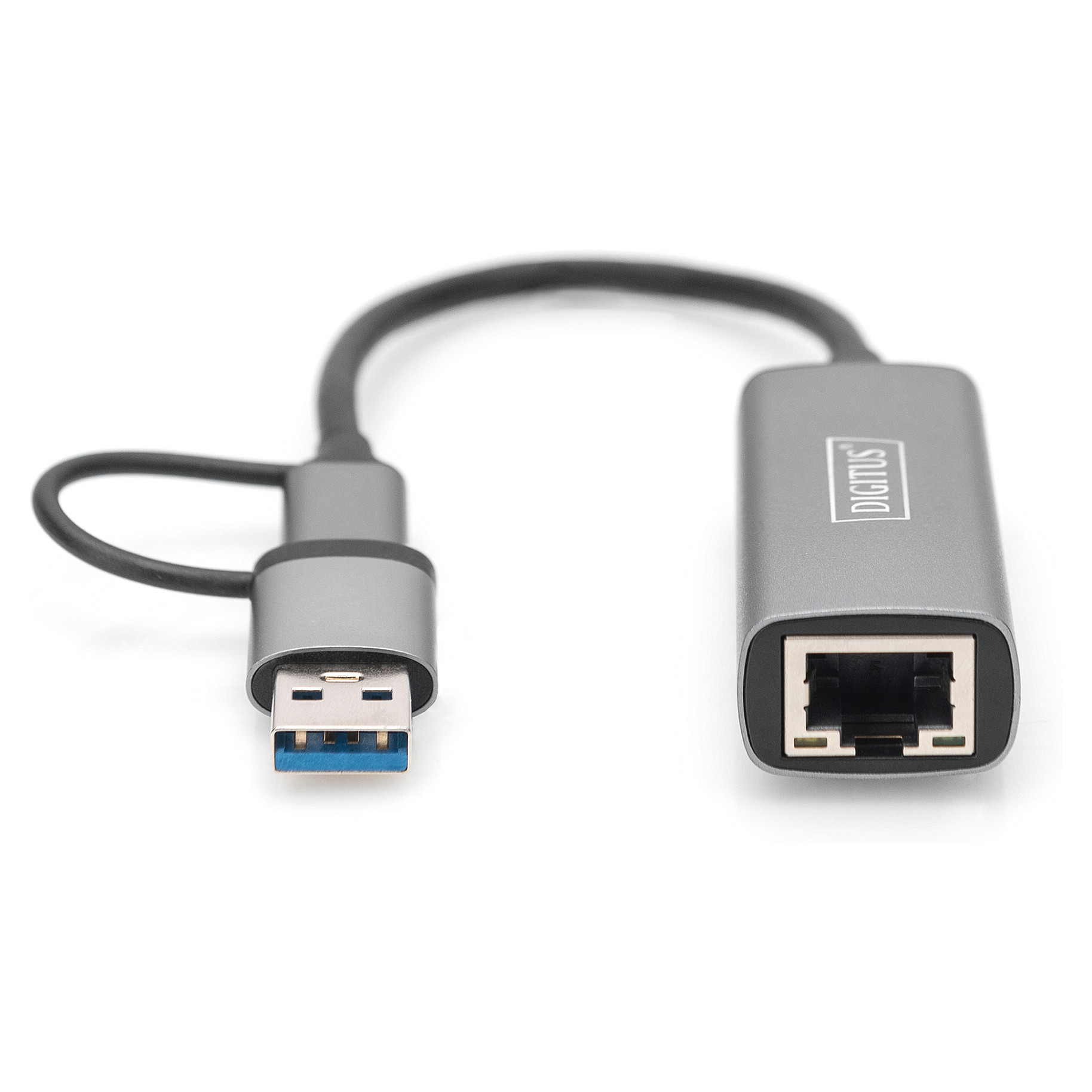 Adapter USB‑C DIGITUS → 2.5G Ethernet / USB 3.0 & USB‑C 3.1 - 4