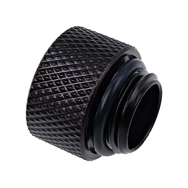 Aksesor për Ftohës Alphacool Eiszapfen / Adapter G1/4" AG në G1/4" IG / Straight – Zezë