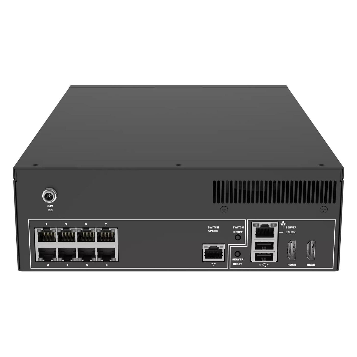 NVR Axis S2208 Mk II, 8 Kanale, 8-Port PoE, 4 TB, Gigabit Ethernet - Zezë - 2