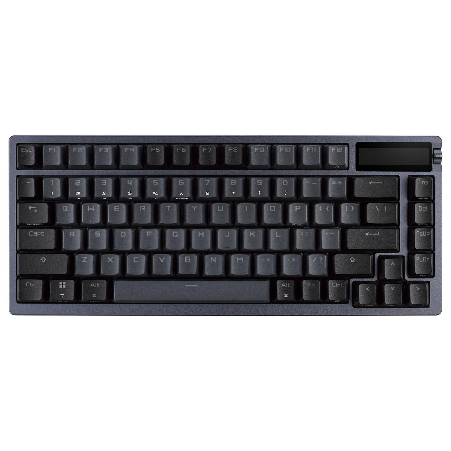 Tastierë Gaming ASUS ROG Azoth / Wired / 75% / ROG NX Red / USB + RF Wireless + Bluetooth / AZERTY FR / RGB - Zezë - 4