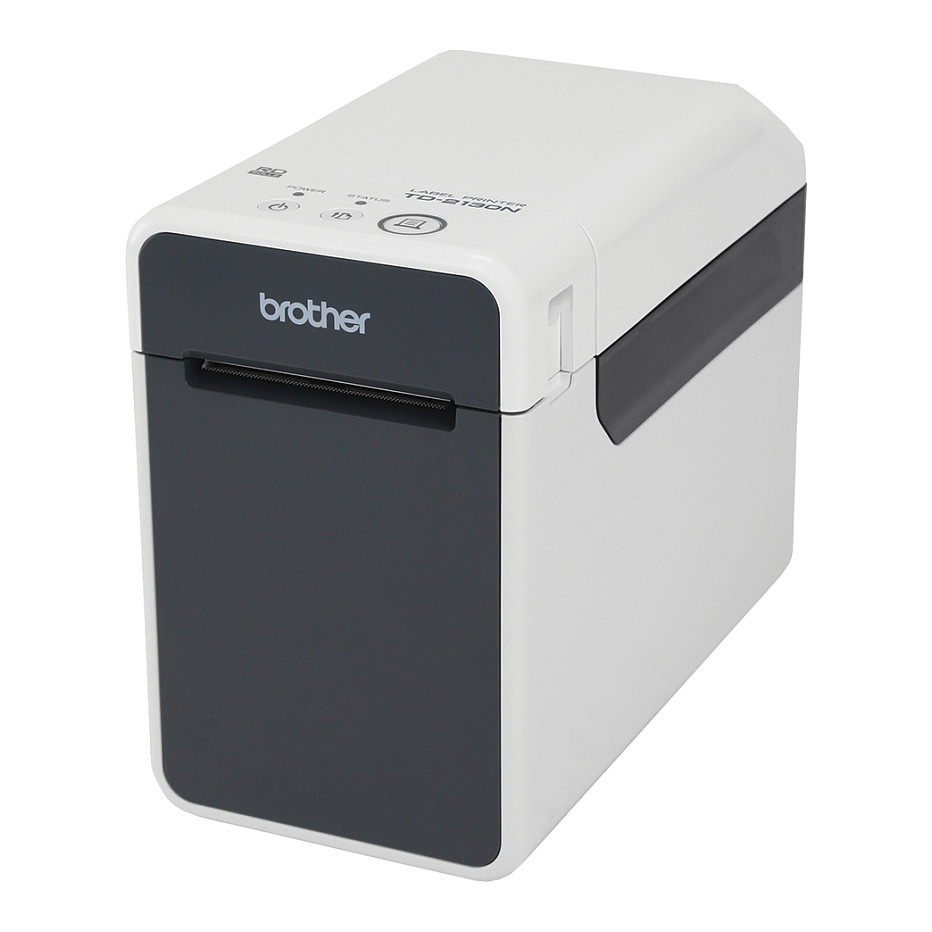Printer Label Brother TD-2130N / USB LAN / 300dpi / 63mm / 152mm/s / 16MB / Direct Thermal - Zezë / Gri - 2