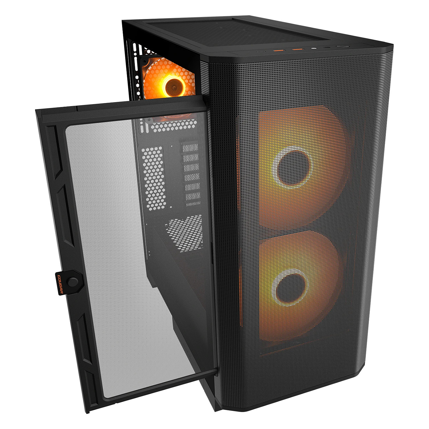 Kasë Midi COUGAR Airface FLO ARGB – Zezë - 4