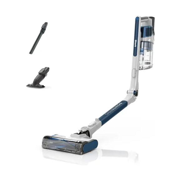 Fshesë Dore Shark PowerPro IZ380EU, Pa Kabllo, PowerFins, FloorDetect, Anti Hair Wrap, Flexology, 50 Min, 181W - Blu , Bardhë