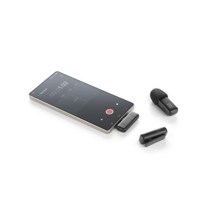 Mikrofon Wireless Cellularline Talk Pro / 2 Mikrofona / USB-C / ENC / 6 orë - Zezë - 3