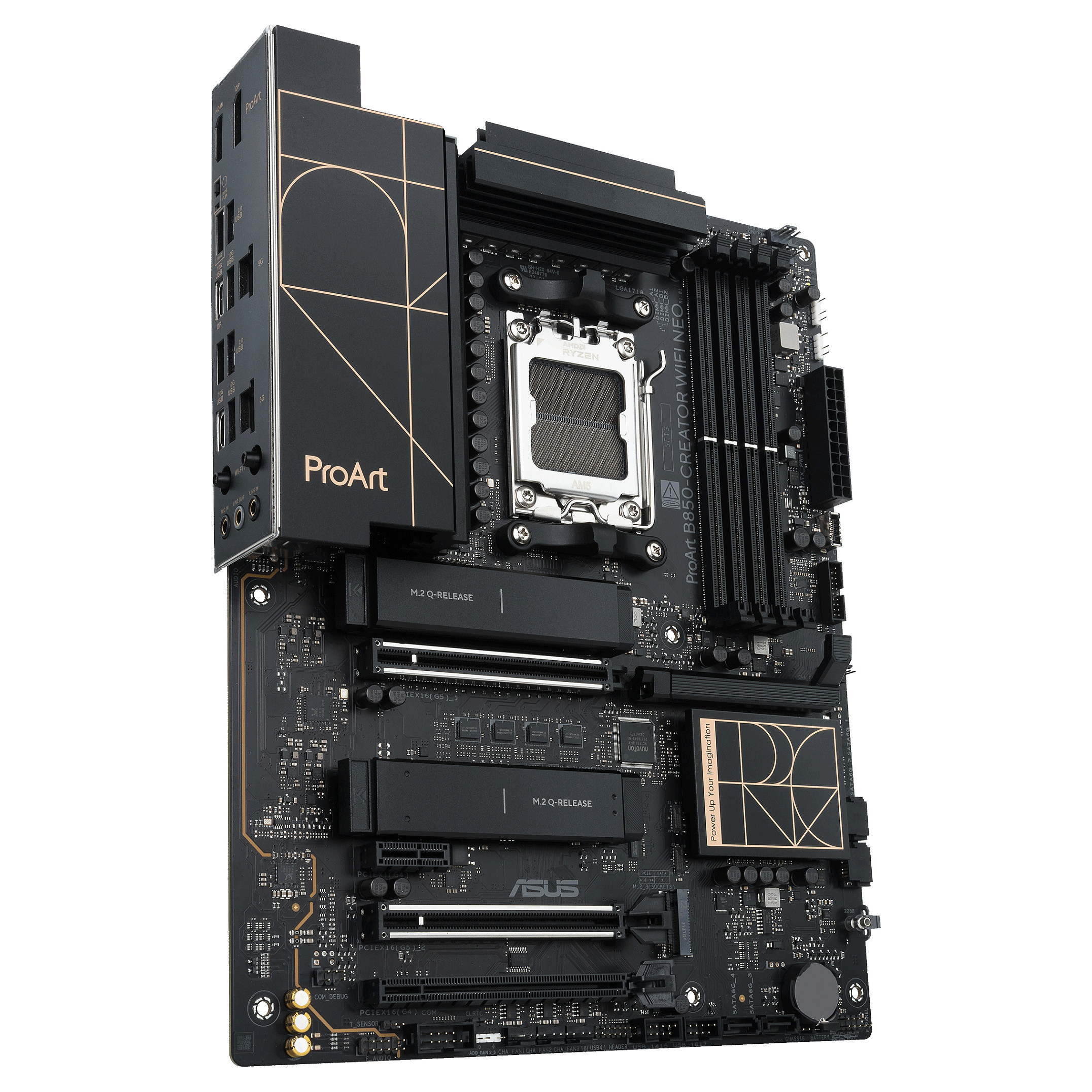 Pllakë Amë ASUS PROART B850-CREATOR WIFI NEO / AMD AM5 / B850 / DDR5 / ATX / Wi-Fi 7 / 5GbE LAN - 5