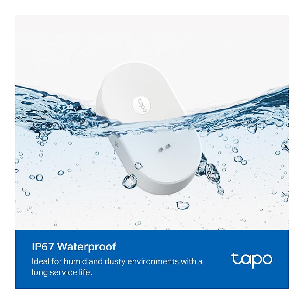 Sensor për Rrjedhje Uji TP-Link Tapo T300, Alarm 90 dB, Wireless 868 MHz, 2 × AAA, IP67 - Bardhë - 6