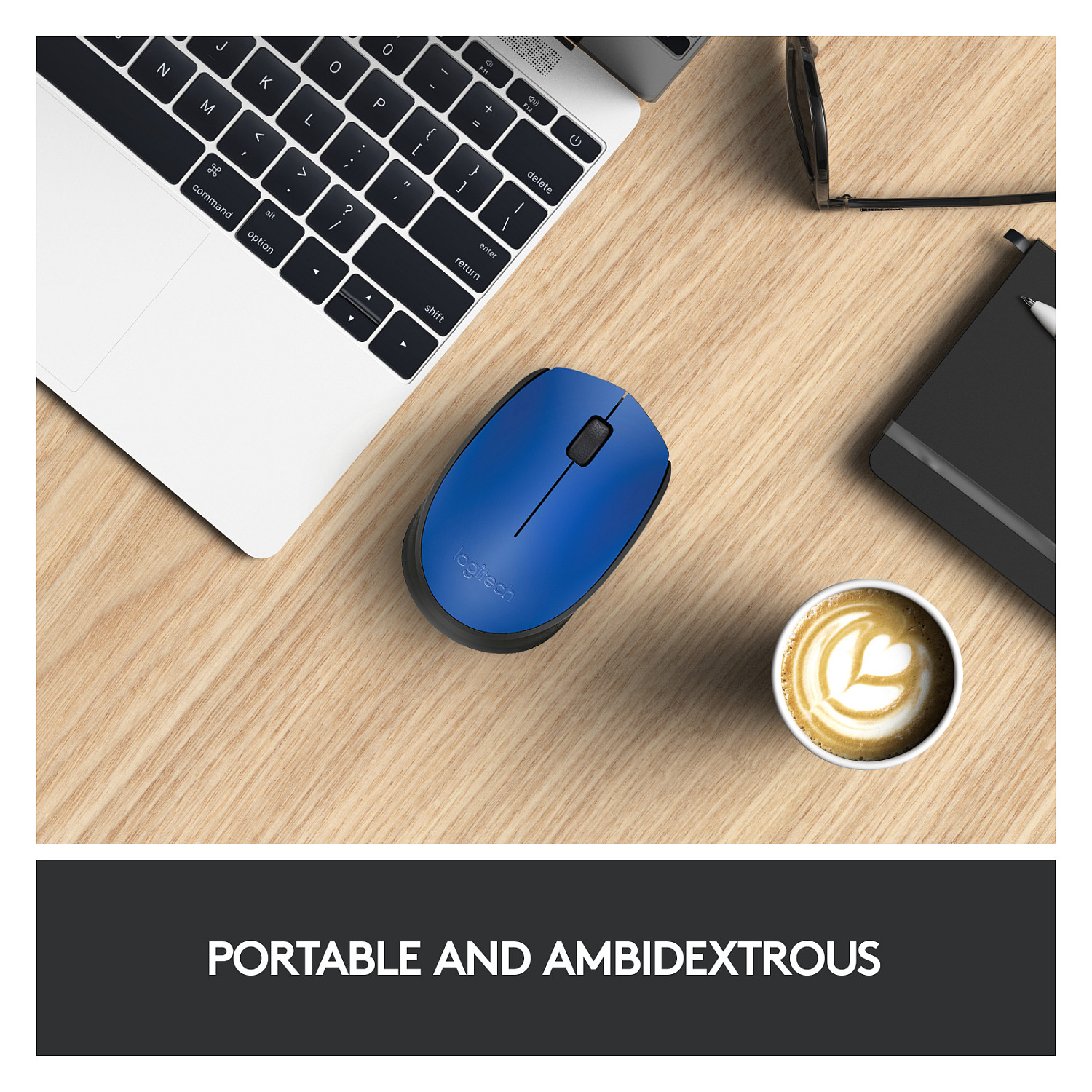 Maus Logitech M171 / Pa kabllo / i kaltër - 7