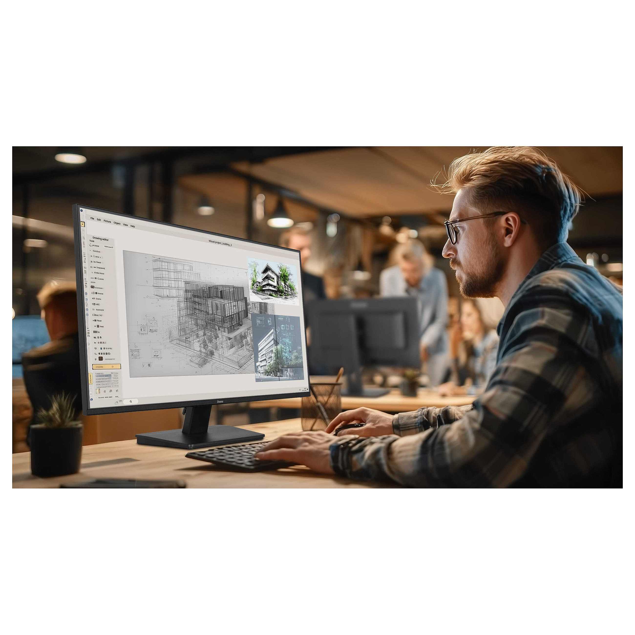Monitor iiyama ProLite X2797HSU-B1 / 27"/ Full HD IPS / LED / 120 Hz / 4 ms / HDMI+USB+DP - Zezë - 12
