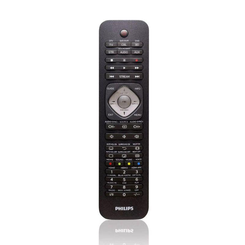 Telekomandë Universale Philips SRP5016/10, 6-në-1, Funksion Learning, Rreze 10m - Zezë