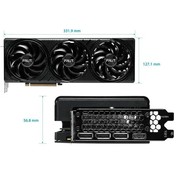 Kartelë Grafike NVIDIA GeForce RTX 5080 / 16GB GDDR7 / 256-bit / Palit Infinity 3 OC - 6