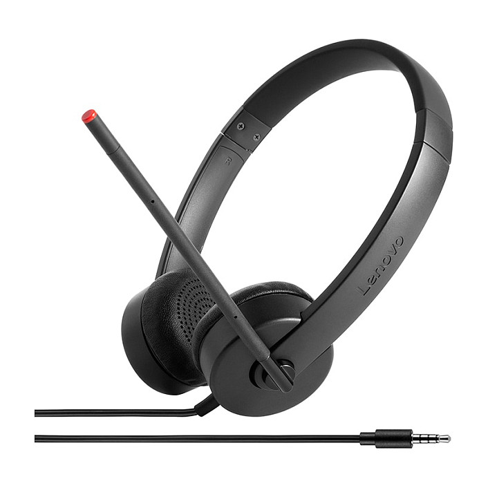 Kufje me kabllo Lenovo Essential Stereo Analog Headset / Stereo / 3.5 mm / Mikrofon / 1.2 m – Zezë