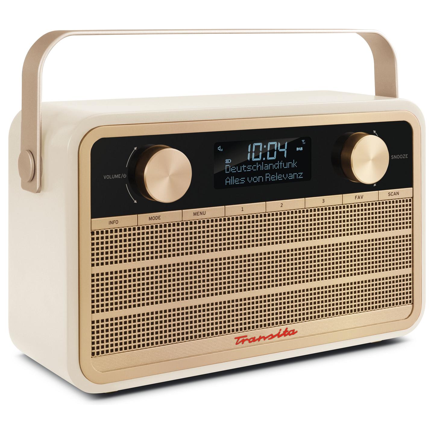 Radio portative TechniSat Transita 120, DAB+, FM, 5W, LCD – Bezhë - 2