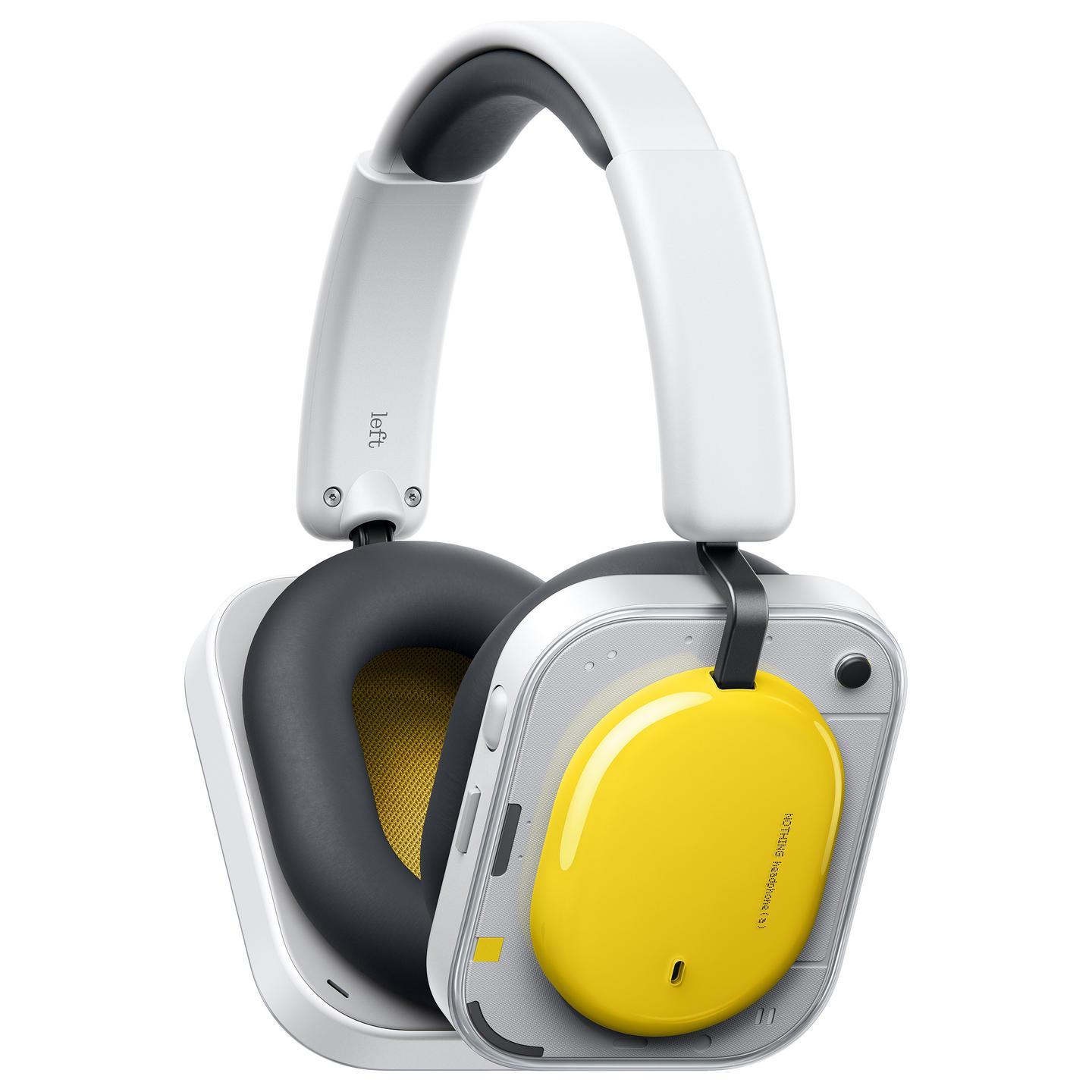Kufje pa Kabllo Nothing Headphone (a), Over-Ear, Bluetooth 5.4, ANC - Verdhë - 2