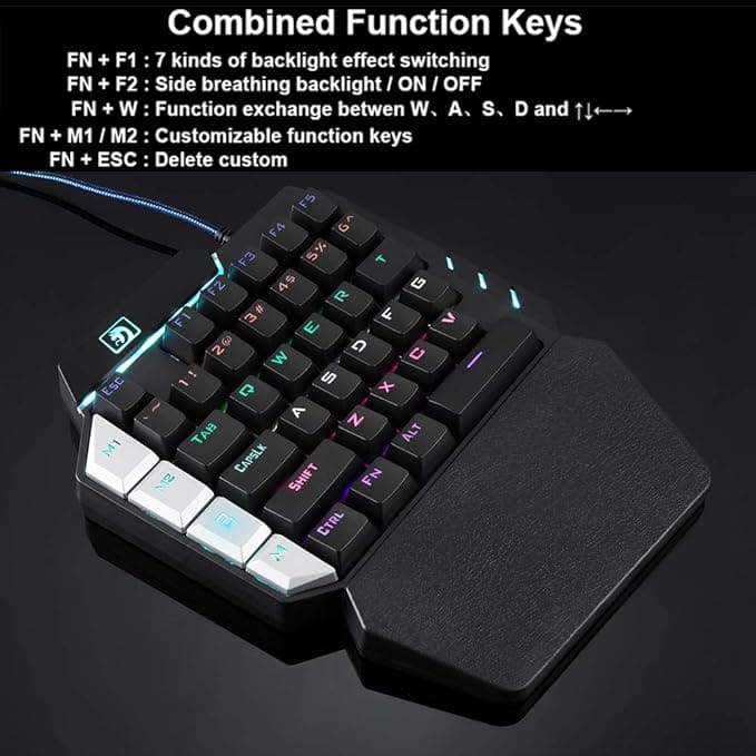 Tastierë Gaming LexonElec K109 / Mekanike / Anti-Ghosting / LED / E zezë - 3