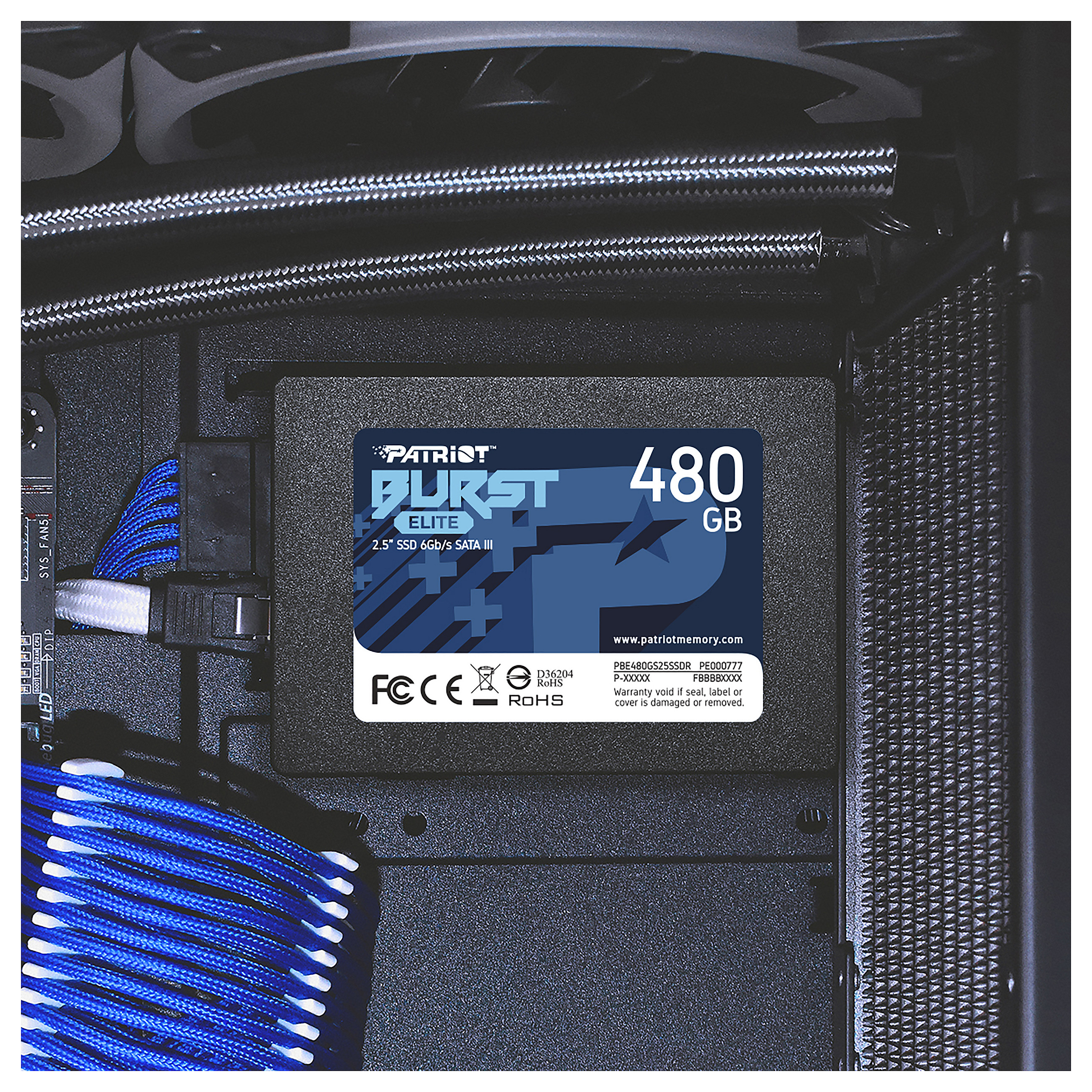 SSD të Brendshme 2.5" / 480 GB / Patriot Burst Elite / SATA3 / PE777 - 5