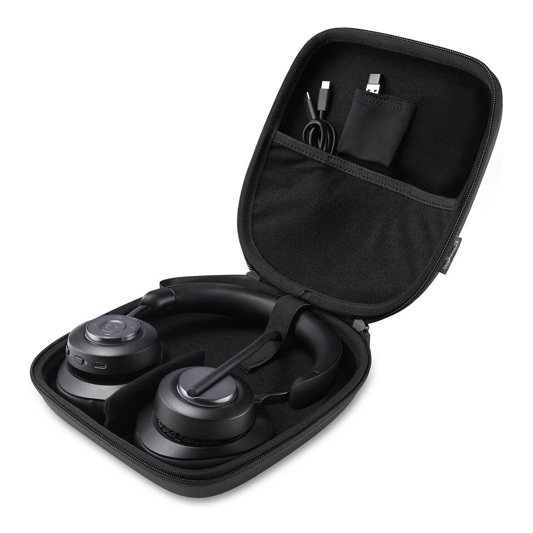 Kufje pa kabllo Kensington H3000 / Bluetooth 5.2 / Over-Ear / 40mm / Mikrofon / Noise Cancelling - Zezë - 15