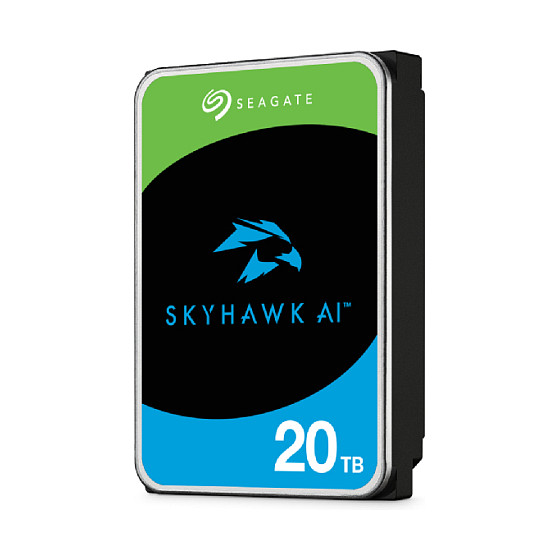 HDD të brendshme SEAGATE Surveillance Video Optimized AI Skyhawk 20TB HDD SATA 6Gb/s 512MB cache 3.5inch CMR Helium - 3