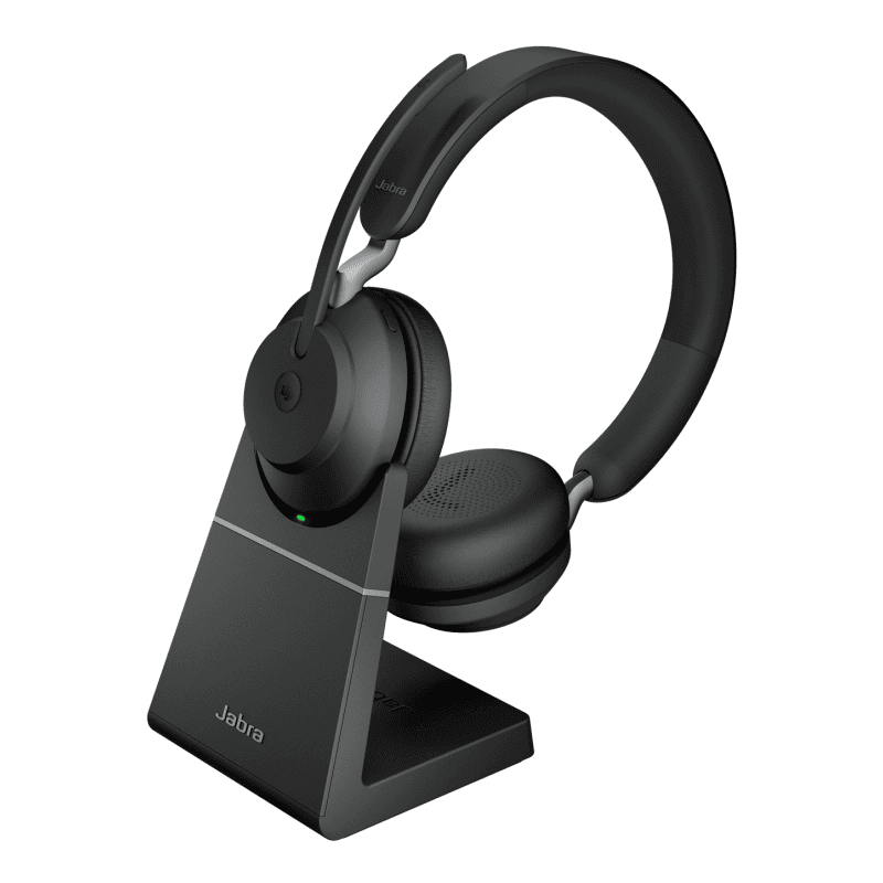 Kufje pa kabllo Jabra Evolve2 65 Link380a MS Stereo with Charging Station  / USB‑A - Zezë - 1
