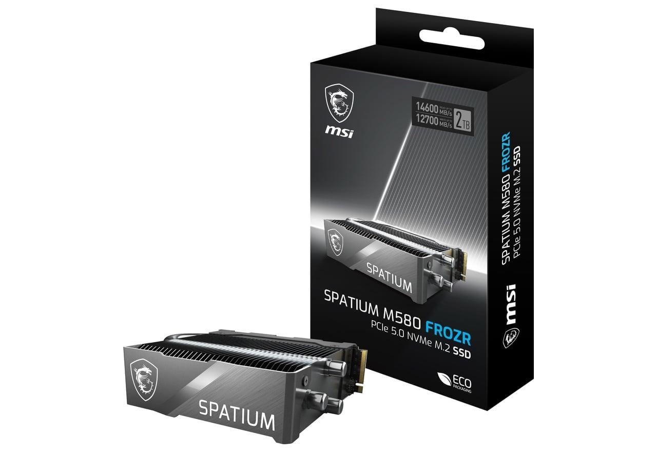 SSD e Brendshme MSI Spatium M580 FROZR / 2TB / M.2 2280 / PCIe 5.0 x4 / NVMe 2.0