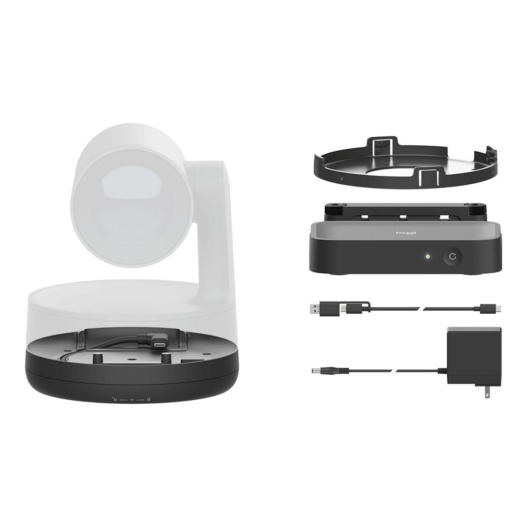 Kit zgjatues për kamerë Logitech Rally Camera Extension Kit, USB-C, RJ45, Cat5e, deri në 100 m - Zezë