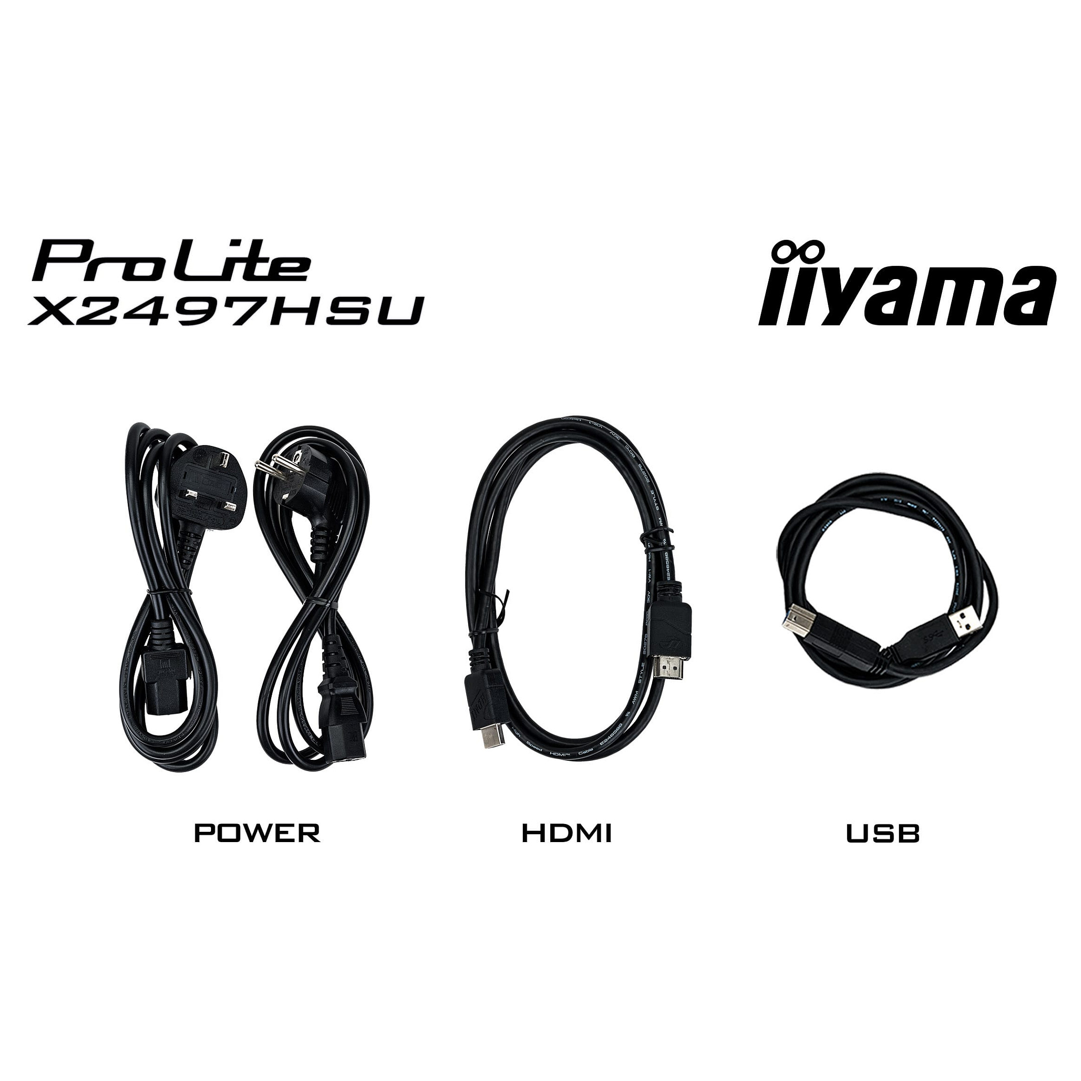 Monitor iiyama ProLite X2497HSU-B1 / 23.8"/ Full HD IPS / LED / 120Hz / 4ms / USB-B + USB-A + USB-C + HDMI + DisplayPort - Zezë - 15