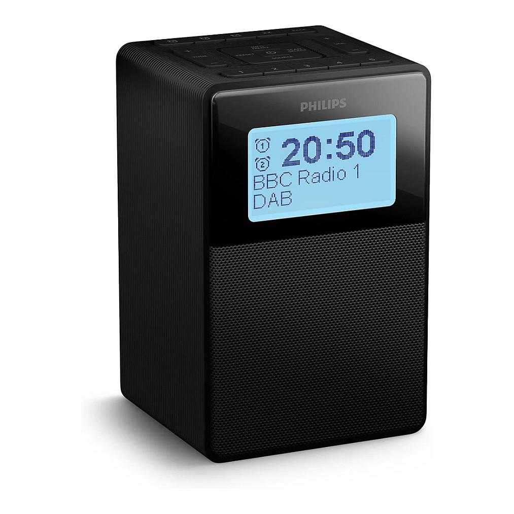 Radio me Orë Philips TAR5100/10, DAB+, FM/RDS, Bluetooth 5.3, Alarm, LCD, 2.5W - Zezë - 3