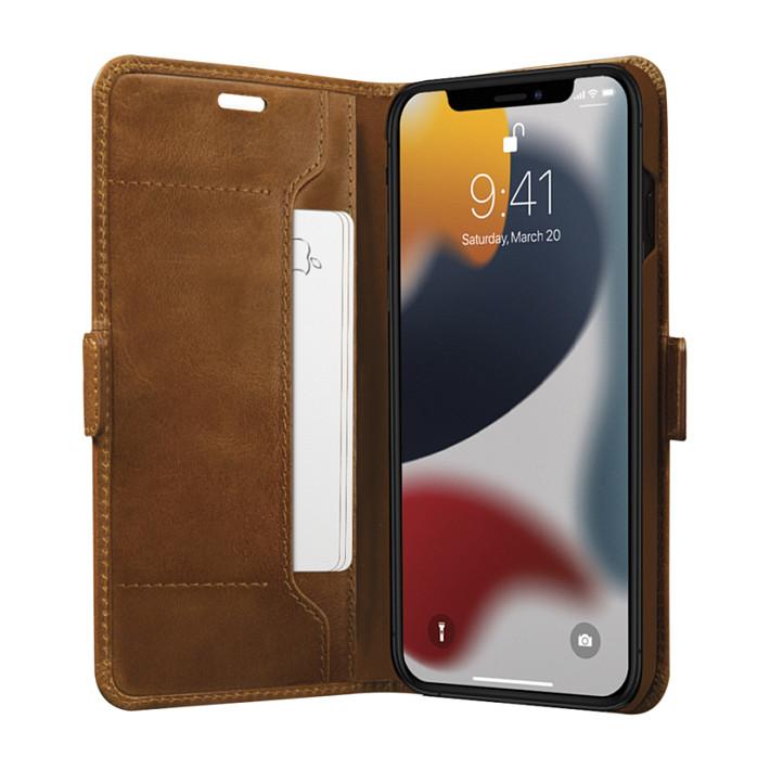 Case për Telefon dbramante1928 Copenhagen Slim, Apple iPhone 13 mini, Lëkurë Natyrale - Kafe - 2
