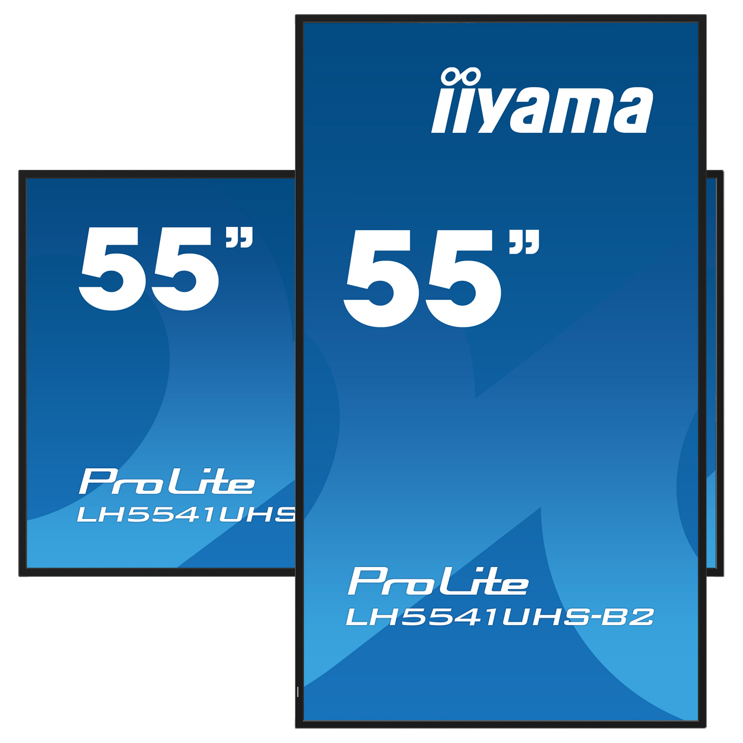 Ekran Prezantues iiyama LH5541UHS-B2 / 55″/ 4K Ultra HD LCD / 60Hz / 8ms / HDMI + DVI + VGA + USB - Zezë - 5