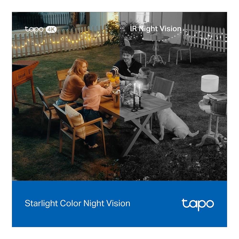 Kamerë Sigurie IP CCTV TP-Link Tapo C660 KIT, 8MP, 4K, Pan/Tilt 360°, 18x Digital Zoom, AI Tracking, Color Night Vision, Wi-Fi, Panel Solar, Bateri, IP65 - Bardhë - 6