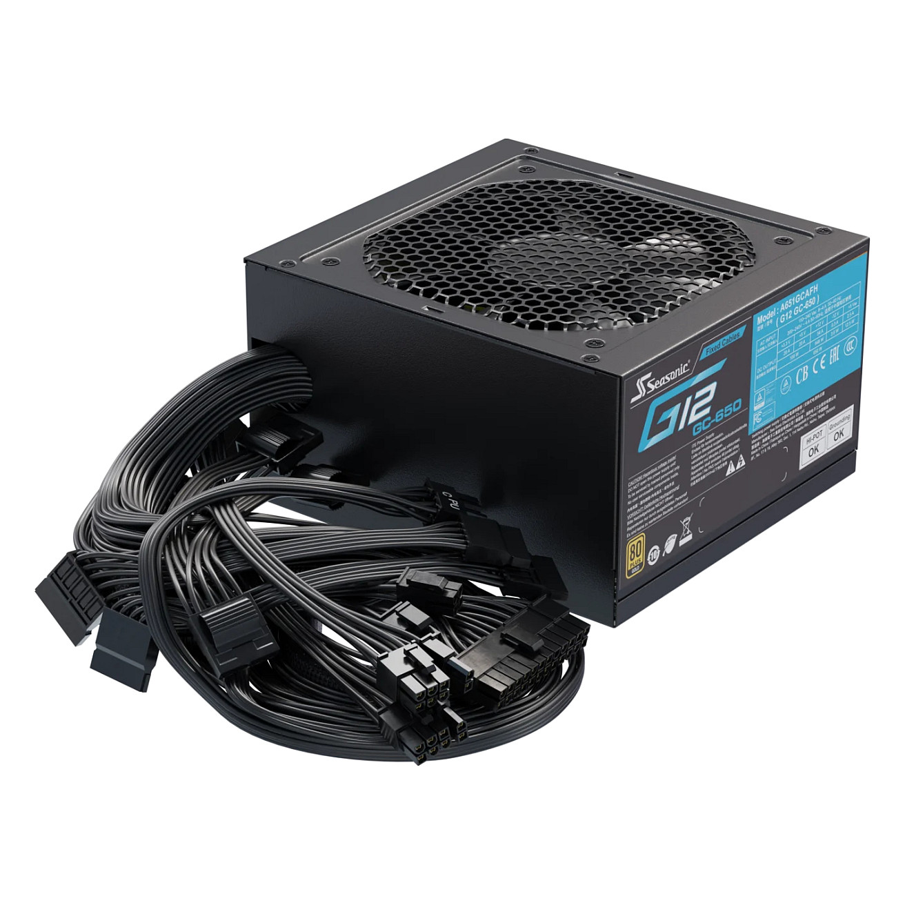Furnizues Energjie 650W Seasonic G12 GC-650 80+ Gold - 4