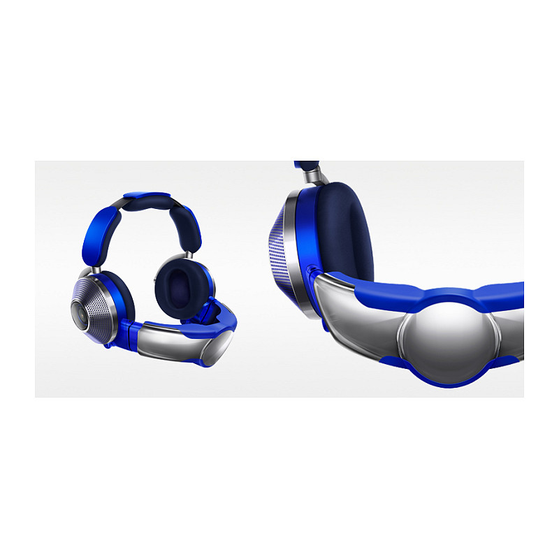 Kufje pa kabllo Dyson Zone / Bluetooth – Blu / Argjendi - 3