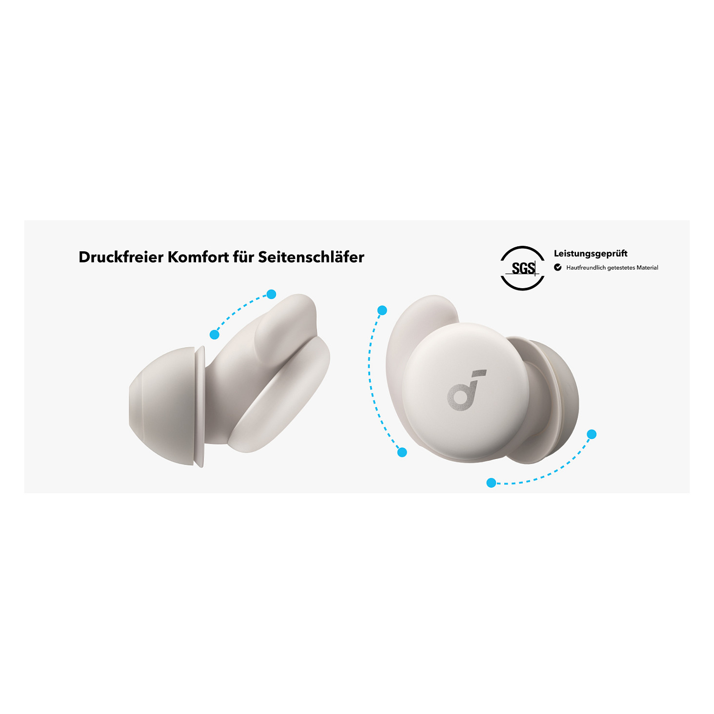 Kufje pa Kabllo Anker Soundcore Sleep A20 True Wireless In-Ear Headphones – Bardhë - 17