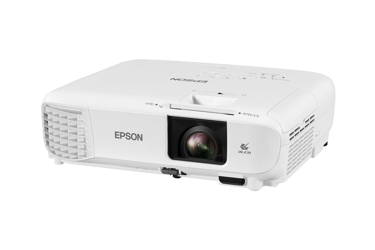 Projektor Epson EB-W49 / V11H983040 / 3LCD / WXGA 1280 × 800 / 3800 Lumen / 16.000:1 / 5W – Bardhë