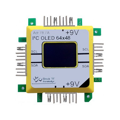 ALLNET BrickRknowledge I2C Mini OLED Display – Educational Electronics & IoT Display Module - 1