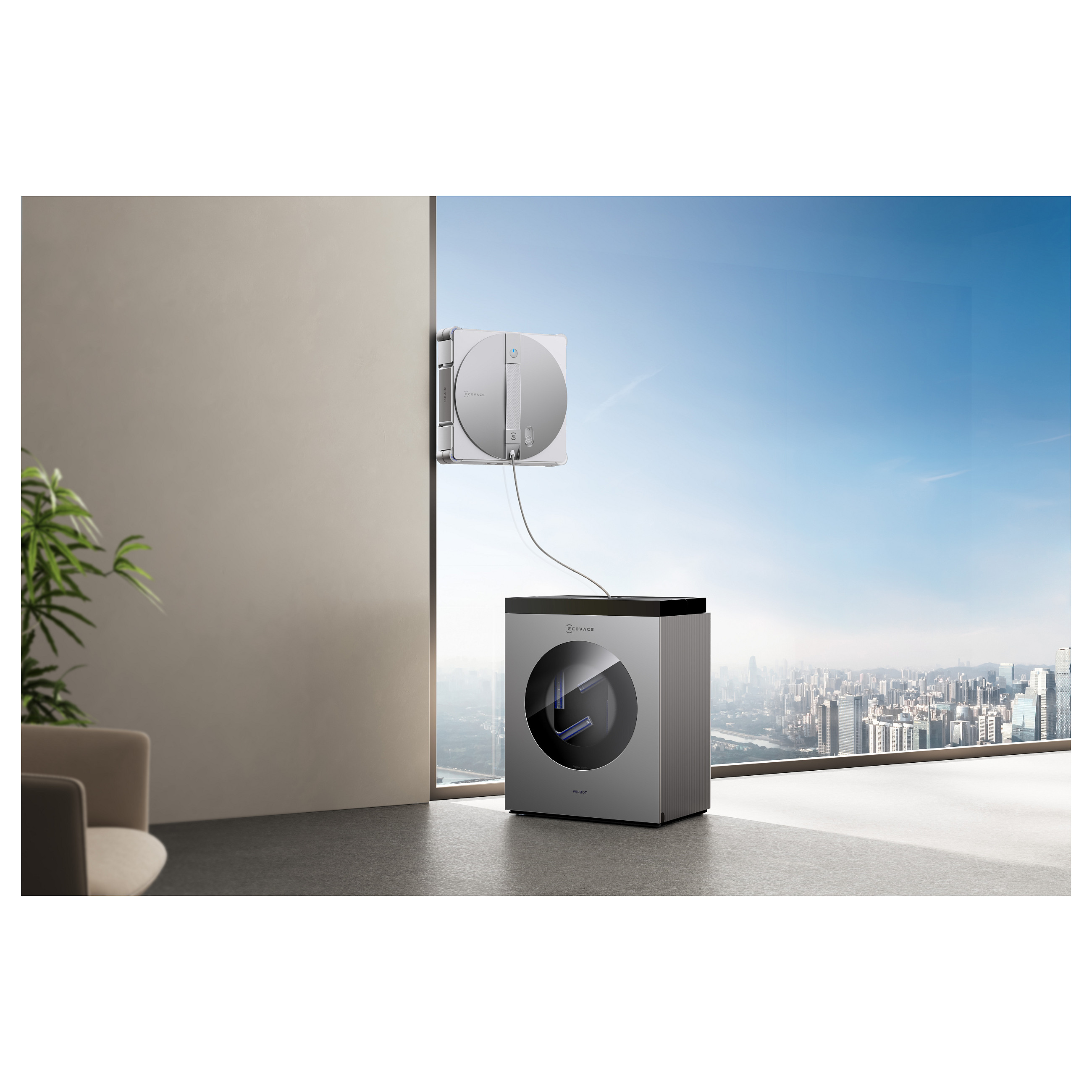 Fshesë robotike për pastrimin e dritareve Ecovacs Winbot W3 OMNI - 32