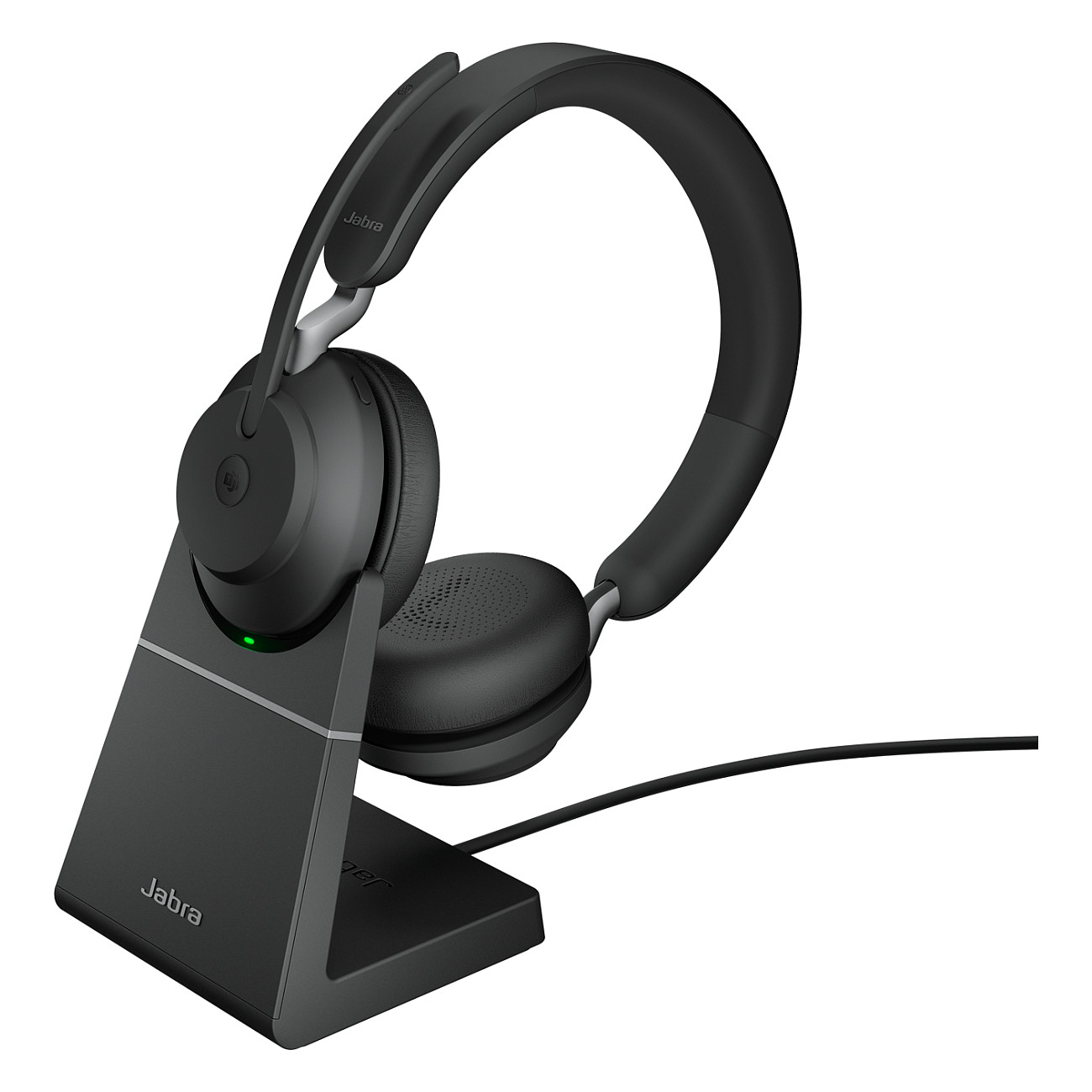 Kufje pa kabllo Jabra Evolve2 65 / Bluetooth / USB-A / Me bazë Karikimi  / Business Headset / 3 Mikrofona – Zezë - 1