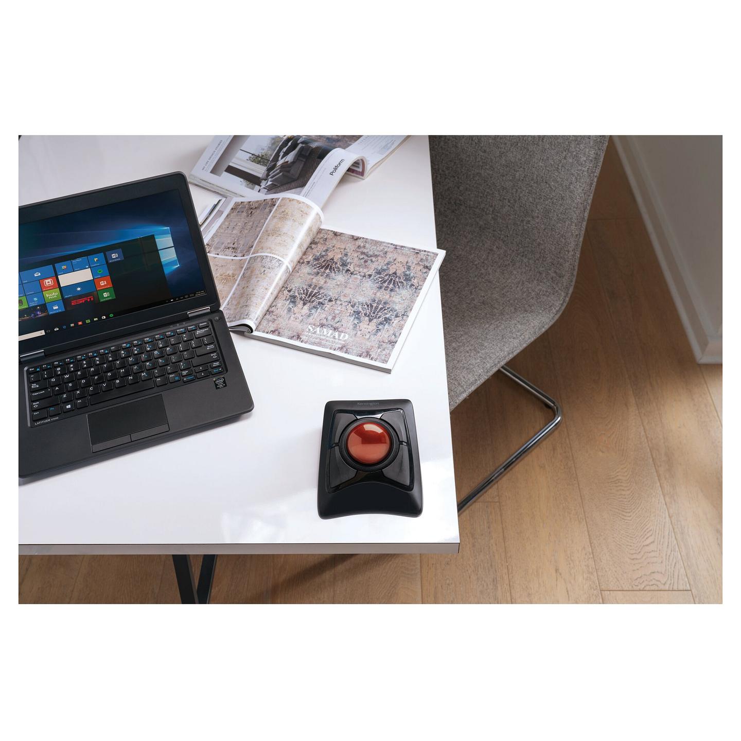 Maus pa kabllo Kensington Expert Mouse Wireless Trackball K72359WW, 400 DPI, 4 Butona, Bluetooth / RF Wireless, Scroll Ring - Zezë - 29