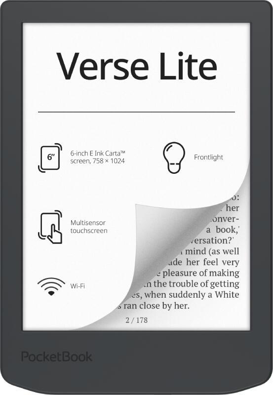 E-book PocketBook Verse Lite EU / PB619-T-WW / 6" / 8GB - Gri - 1