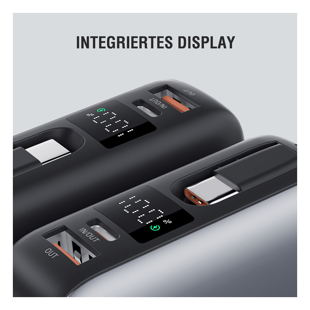 4smarts Powerbank Enterprise Compact 20000mAh 45W – Gri - 7