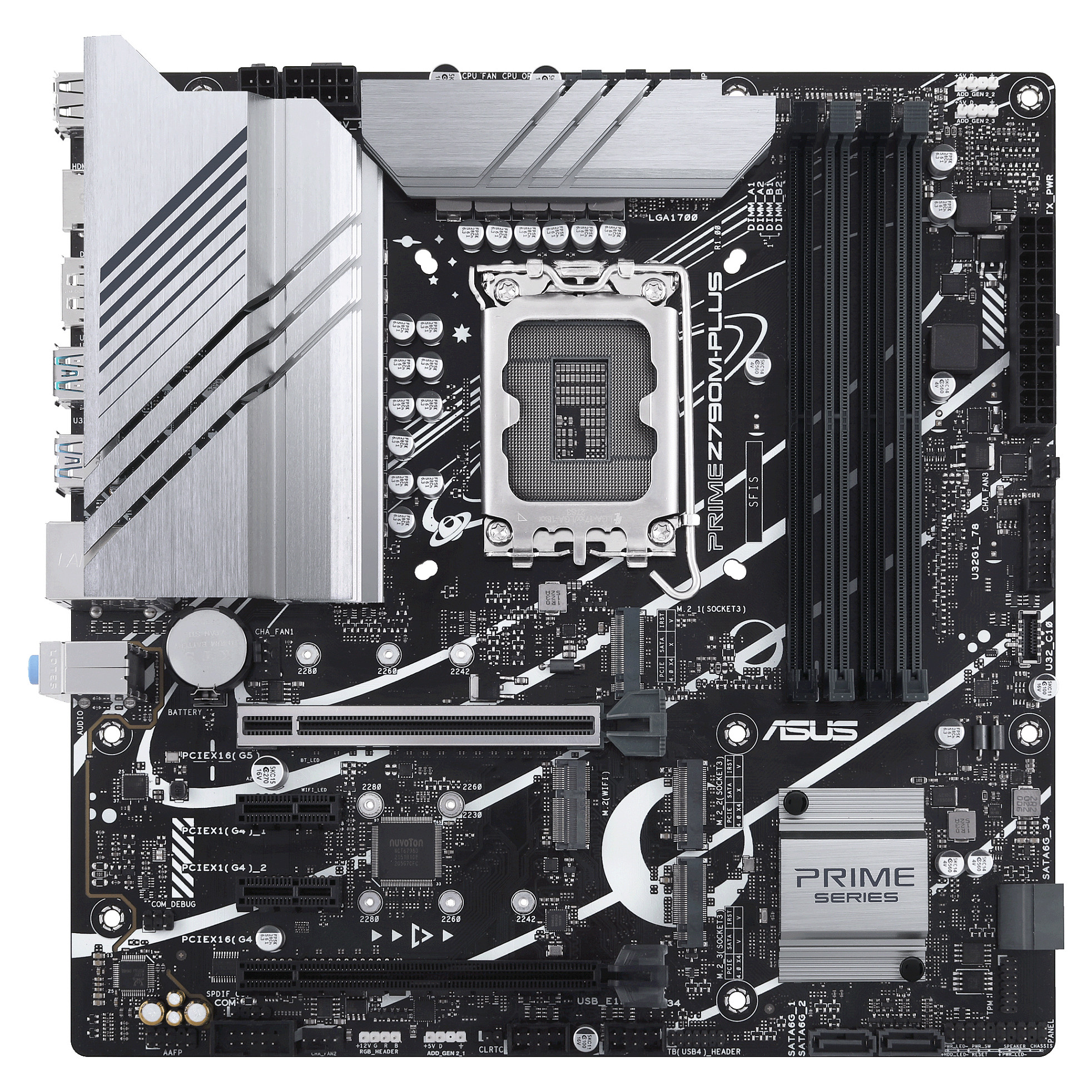 Pllakë Amë MB Intel ASUS PRIME Z790M-PLUS / LGA 1700 / DDR5 / HDMI+DP - 1