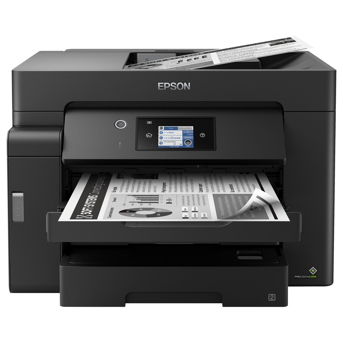 Printer Multifunksional Epson EcoTank ET-M16600, A3, Inkjet, 4800 × 2400 dpi, Printim Bardhezi, Printim Automatik Dyanësh, Wi-Fi, USB, Ethernet - Zezë - 5