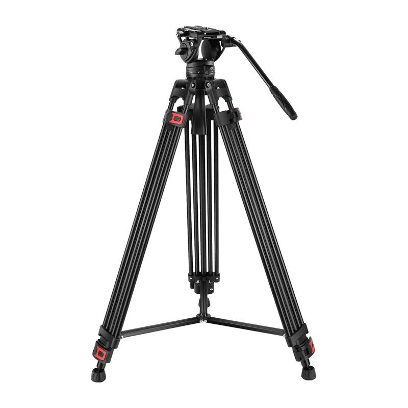 Tripod për Kamerë Neewer TP74, Fluid Head, 86-187cm, 8kg, 360°, Alumin, Çantë Transporti - Zezë