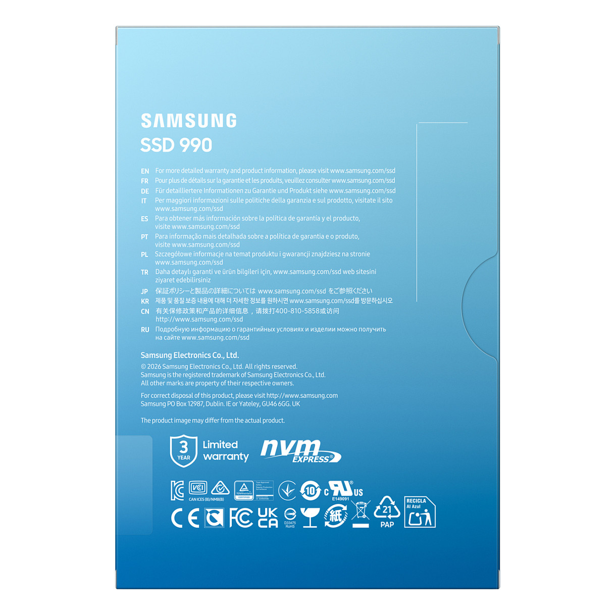 SSD e Brendshme Samsung 990 / 2TB / M.2 2280 / PCIe 4.0 x4 NVMe 2.0 - 6